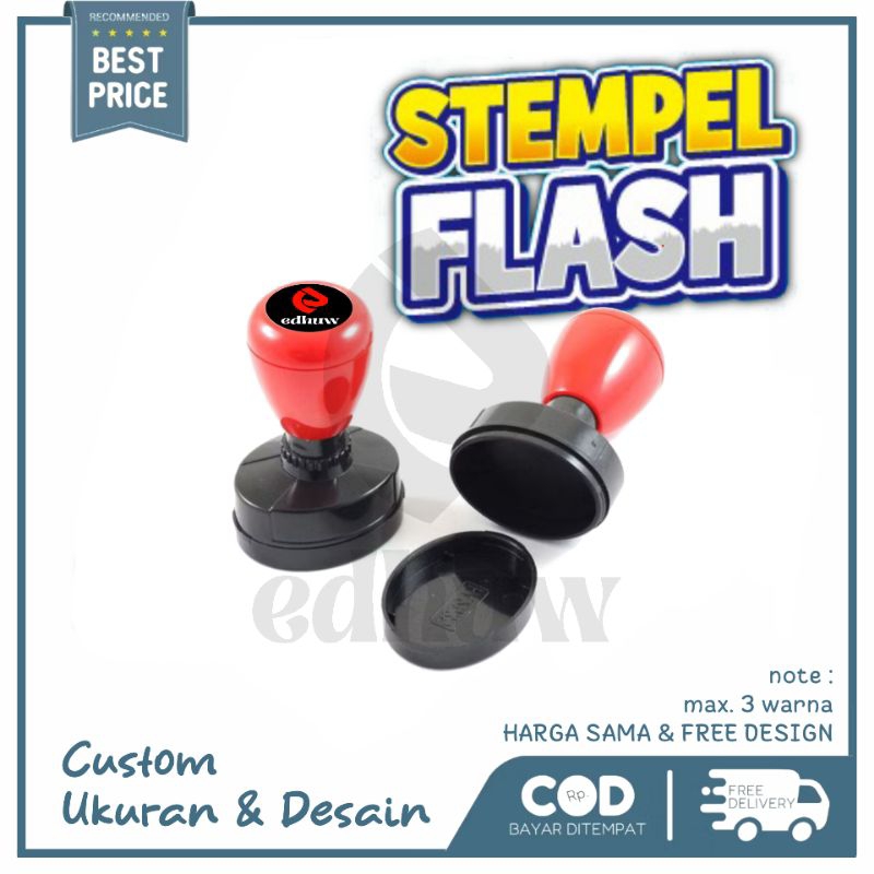 

Custom Stempel Flash Oval