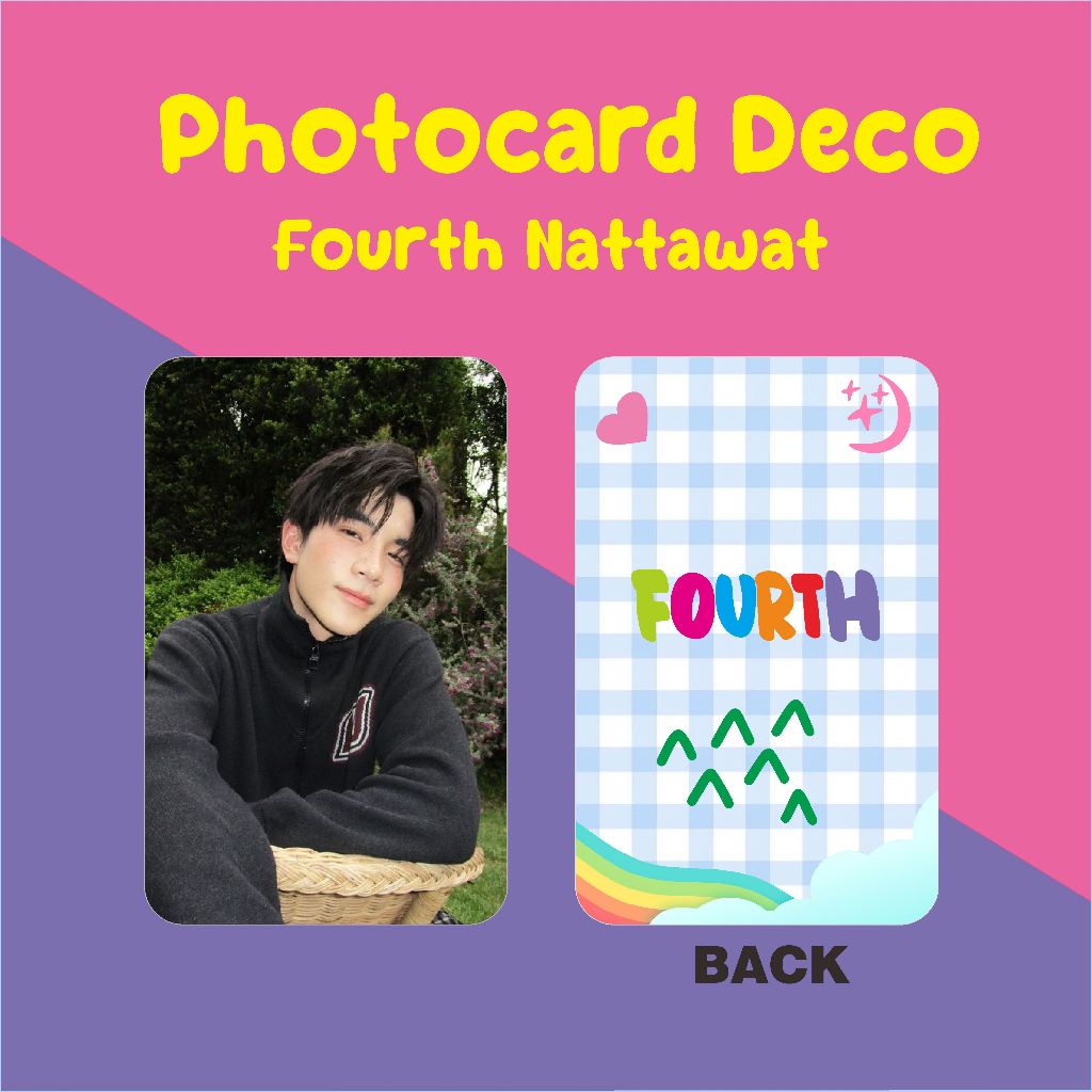 photocard fourth nattawat laminasi