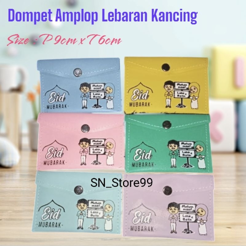 

(isi 72pcs)Eid Mubarak Dompet Amplop Lebaran Kancing Ukuran Kecil