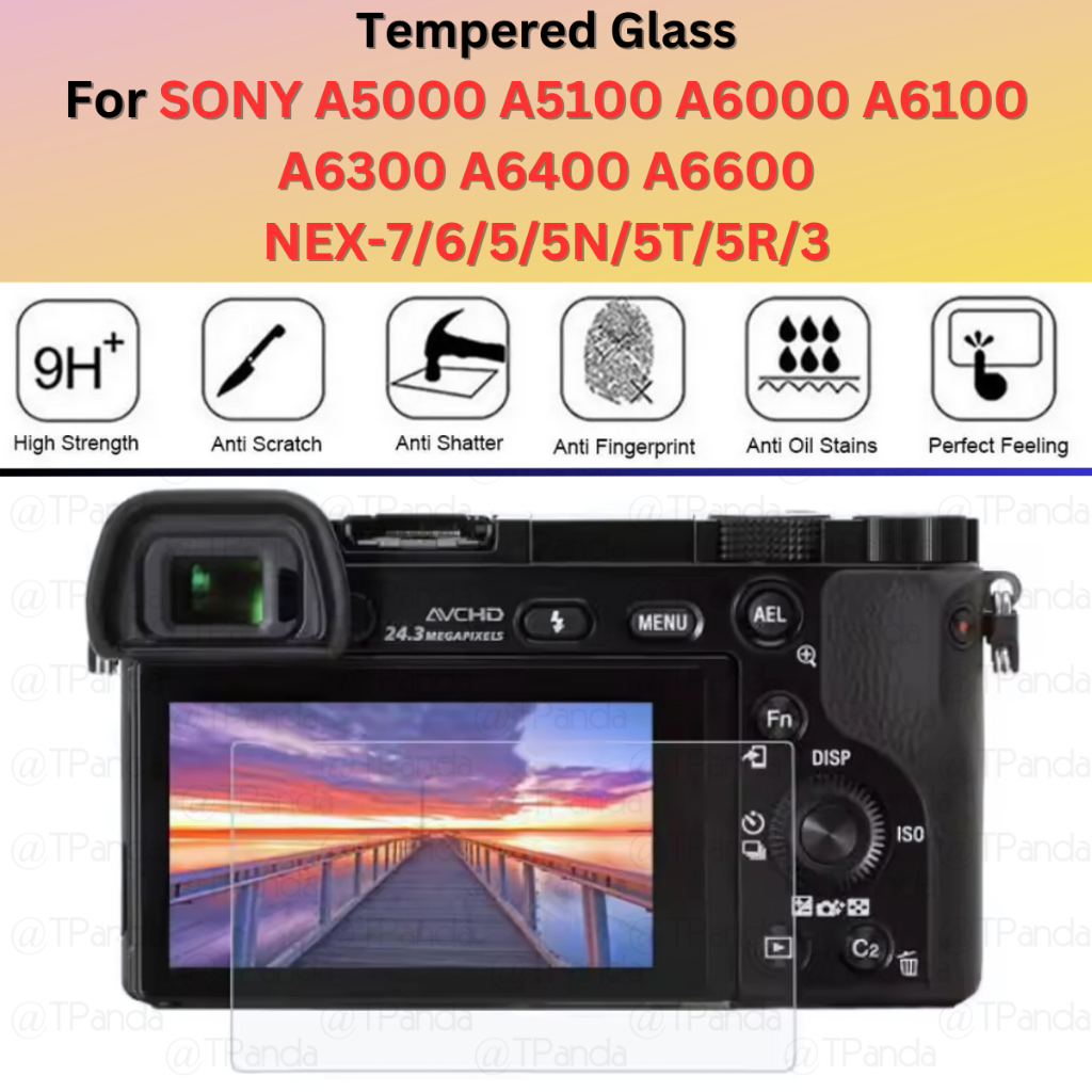 Screen Protector SONY A5000 A5100 A6000 A6100 A6300 A6400 A6500 A6600 NEX-7/6/5/5N/5T/5R/3 Camera Te