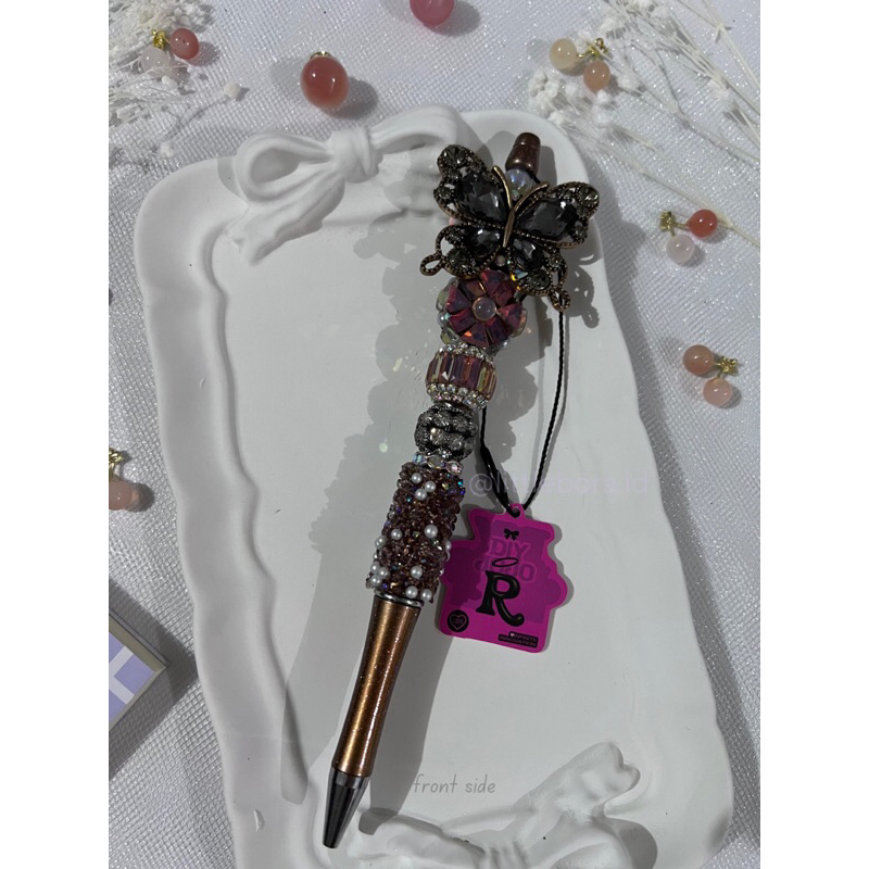 

DIY Pen Brown with Butterfly / Pen Cantik / Beaded Pen