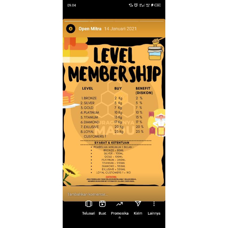 

Promo hari senin