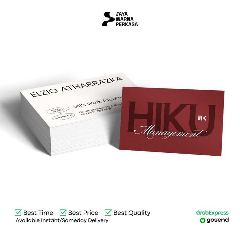

Cetak Business Card/Kartu Nama Isi 100pcs (Free Box)