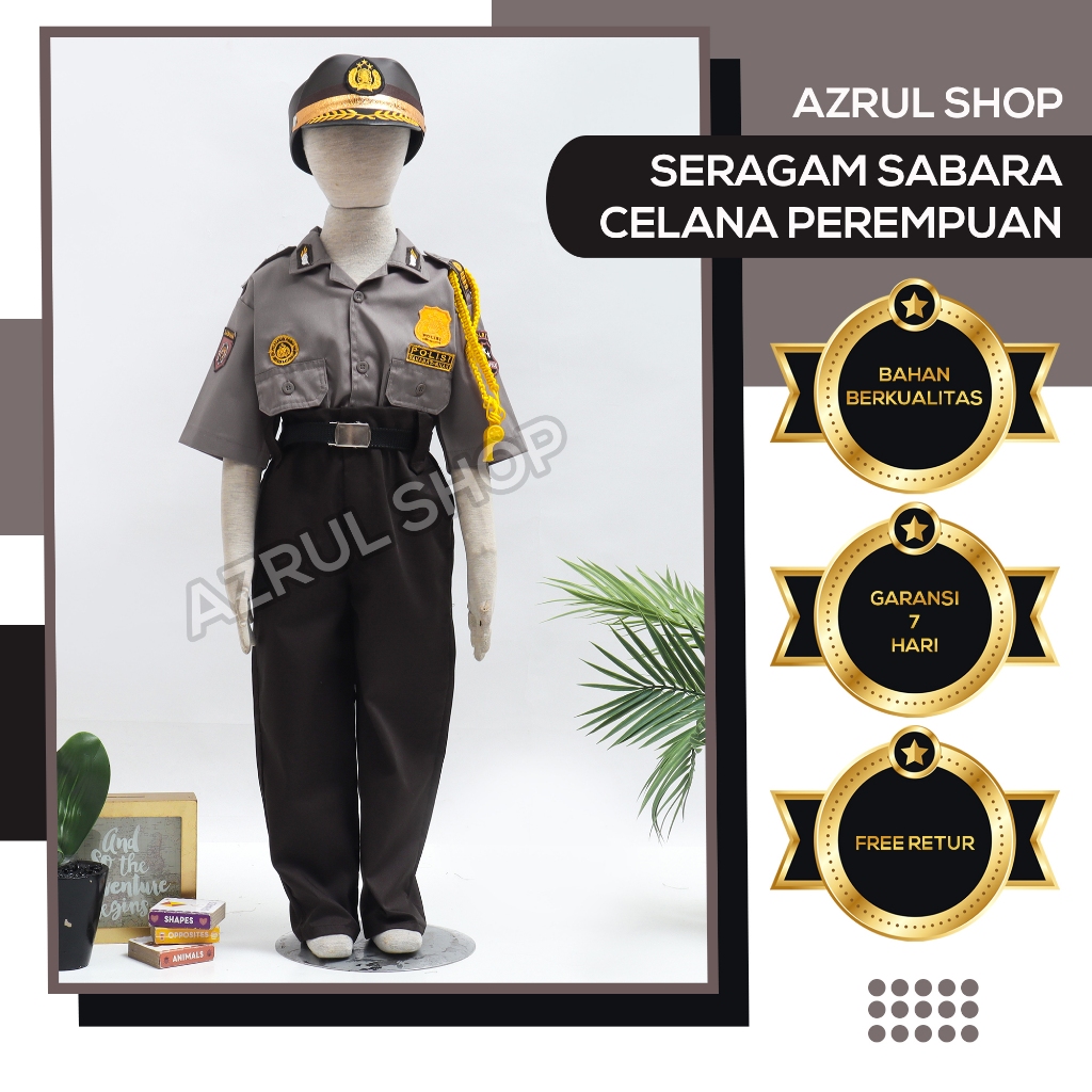 Baju polisi anak perempuan baju profesi anak perempuan baju polisi anak laki laki baju polisi anak s