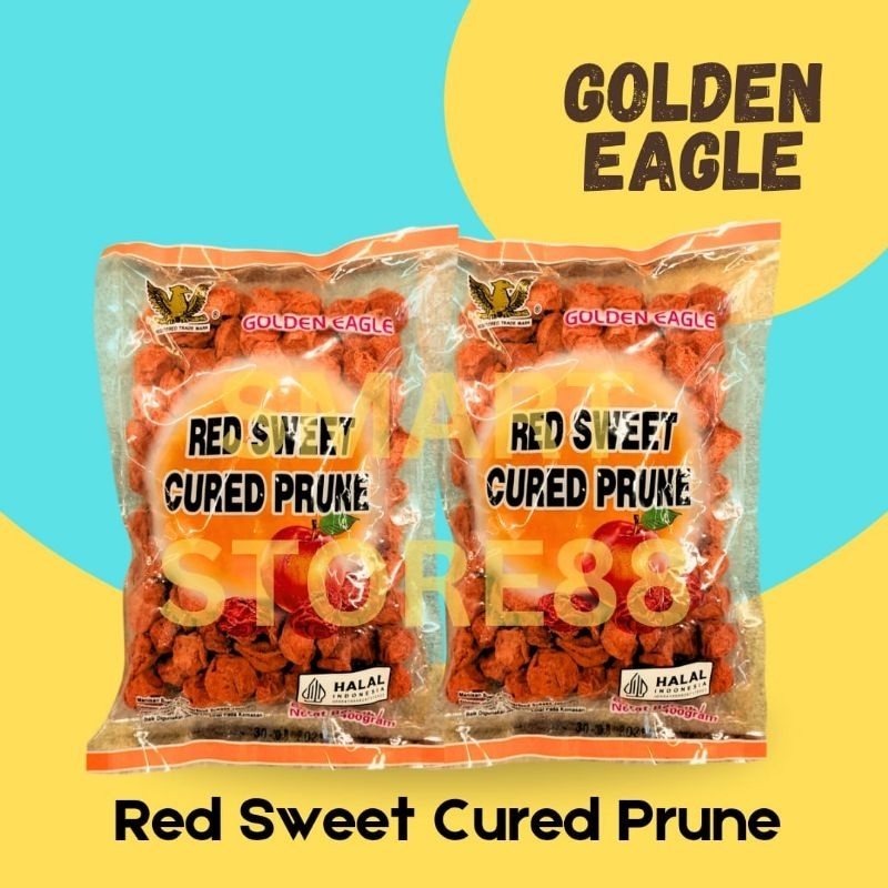 

GOLDEN EAGLE RED SWEET CURED PRUNE 500Gr SEMBOY MERAH