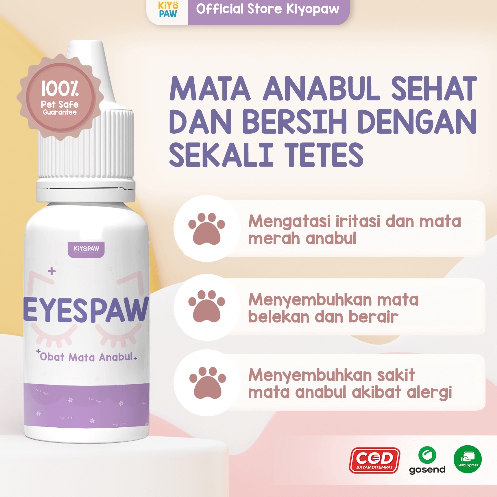 New Collection KIYOPAW Tetes Mata Kucing Clamidia Mata Kucing Mata Kucing Belekan EYESPAW