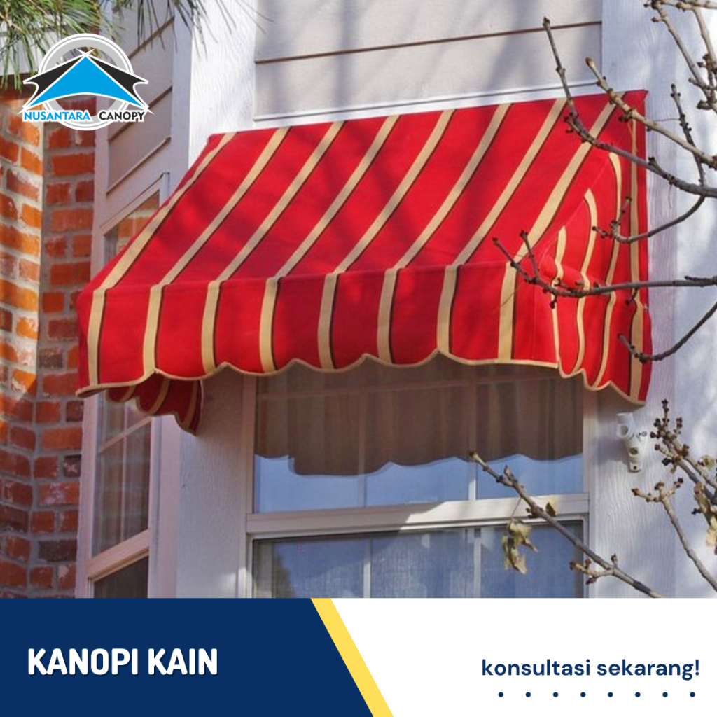 Kanopi Kain jendela minimalis - Canopy kain awning murah bergaransi jakarta barat