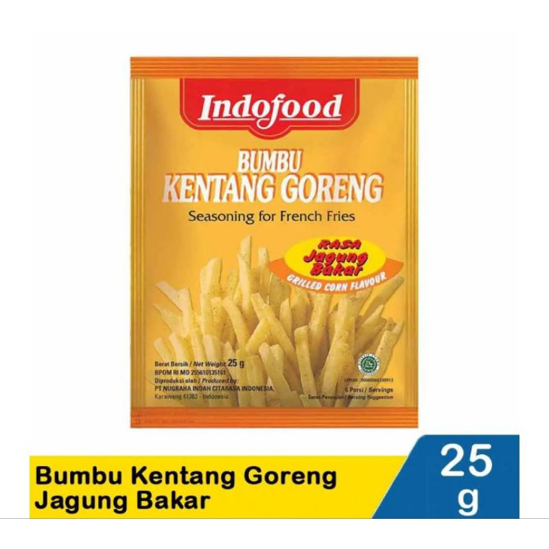 

Indofood Bumbu Kentang Goreng Jagung Bakar 25G