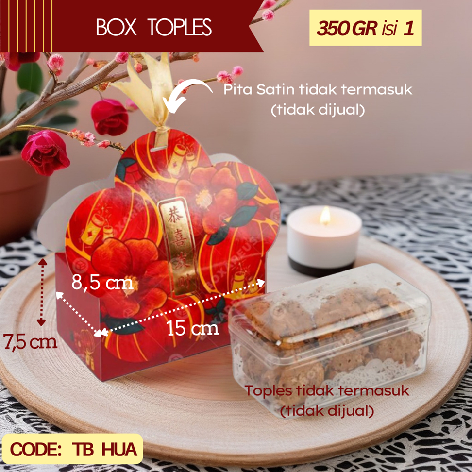 

Handle Box Packaging Imlek / Dus Jinjing 1 Toples 350gr CNY TB HUA