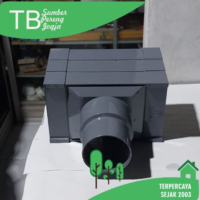 Corong Talang Air PVC Kotak U Power Max