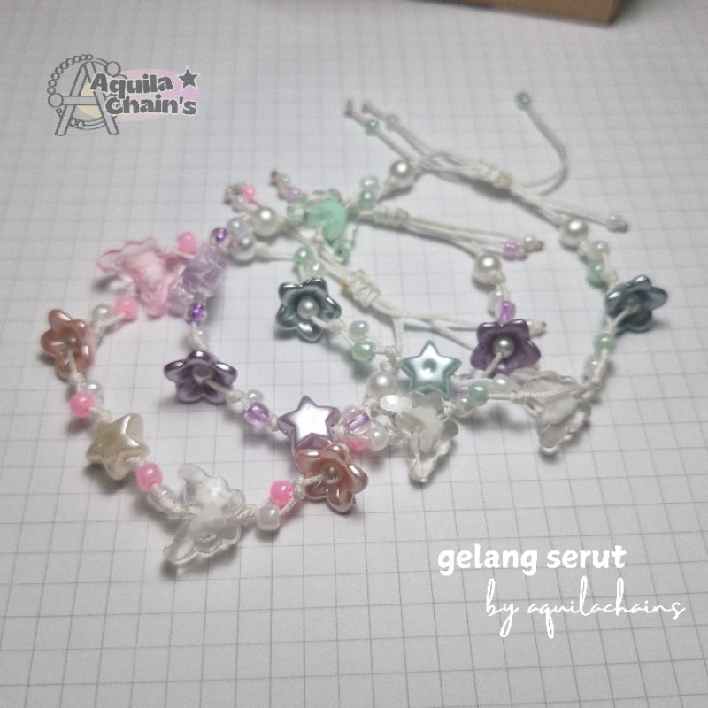 Gelang Serut | Gelang Serut Tali Giok | Gelang Serut Murah | Gelang Serut by AquilaChain's | Gelang 