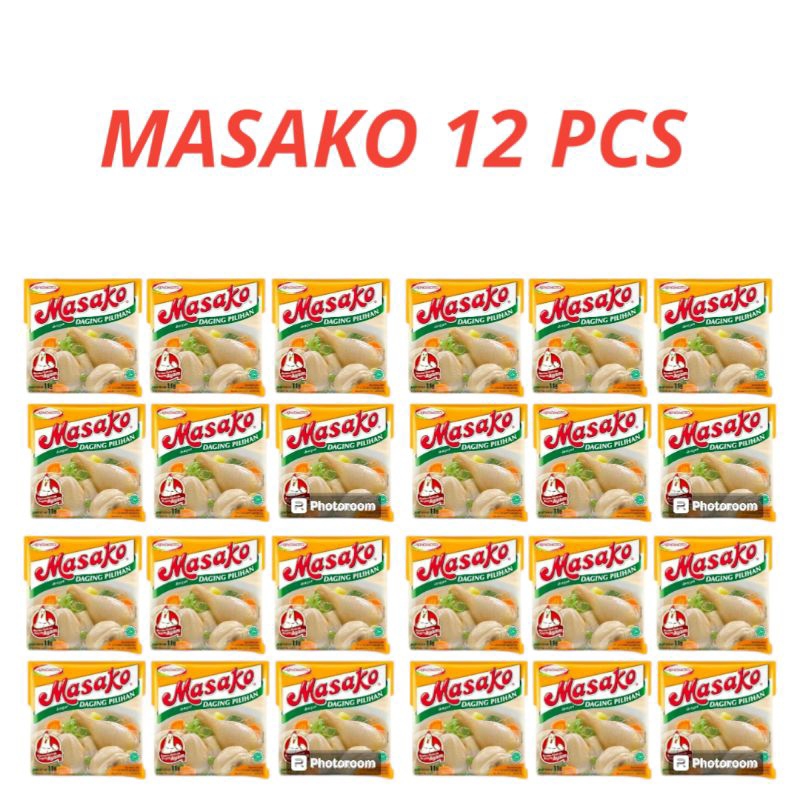 

Masako Daging Pilihan Ayam 12 Pcs Masako renceng 500 an 8.5 gr BISA PILIH RASA