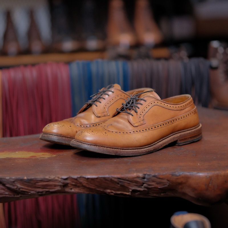 Alden x Crew Shoes Brown Original Made in USA