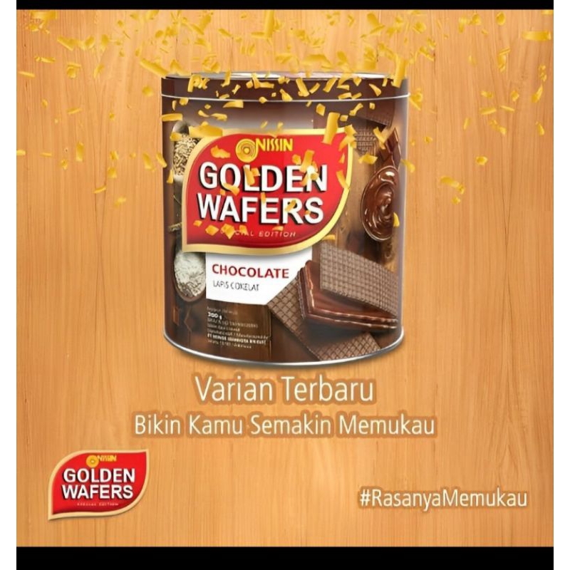 

Wafer Nisin Golden 300g