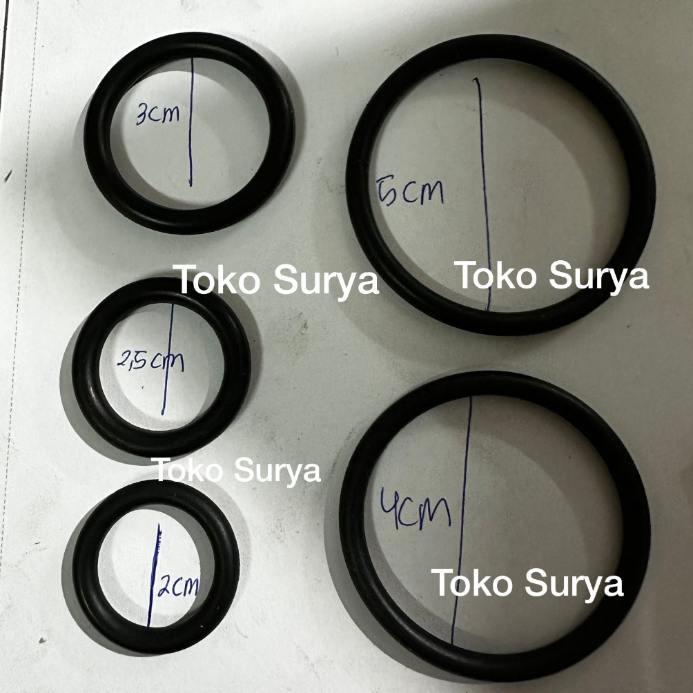 Kualitas Terbaik tidakbisaCOD PREMIUM KARET oring 2 cm oring 25 cm ORING 3 CM  KARET ORING 4 CM KARE