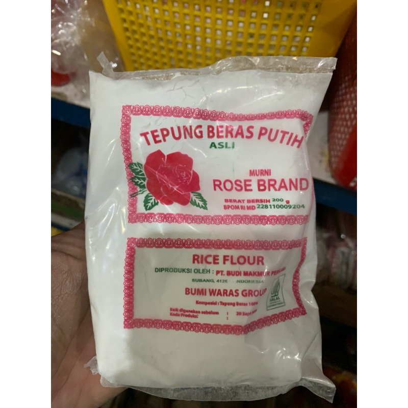 

Tepung Rose Brand / Tepung Beras Putih / Tepung Ketan Putih @500 gr