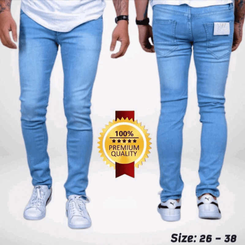 Fd Jeans/Celana Jeans Panjang Pria Bahan Melar Adem Cocok Buat Santai Kualitas Distro 100% Original