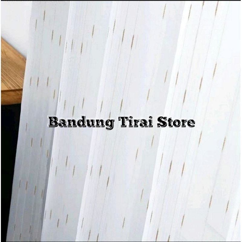 Vitrase Gorden Motif Jarum Dalaman Hordeng Lebar 2 Meter 150 cm 1 Meter