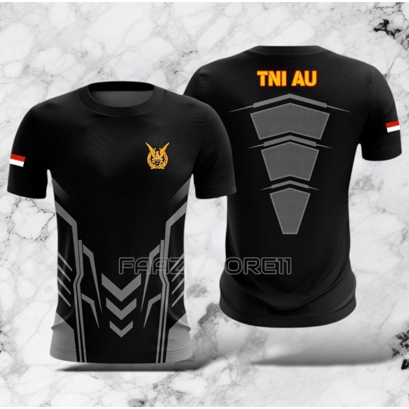 Kaos TNI AU || Kaos Olahraga TNI AU Terbaru || Kaos jersey TNI AU new