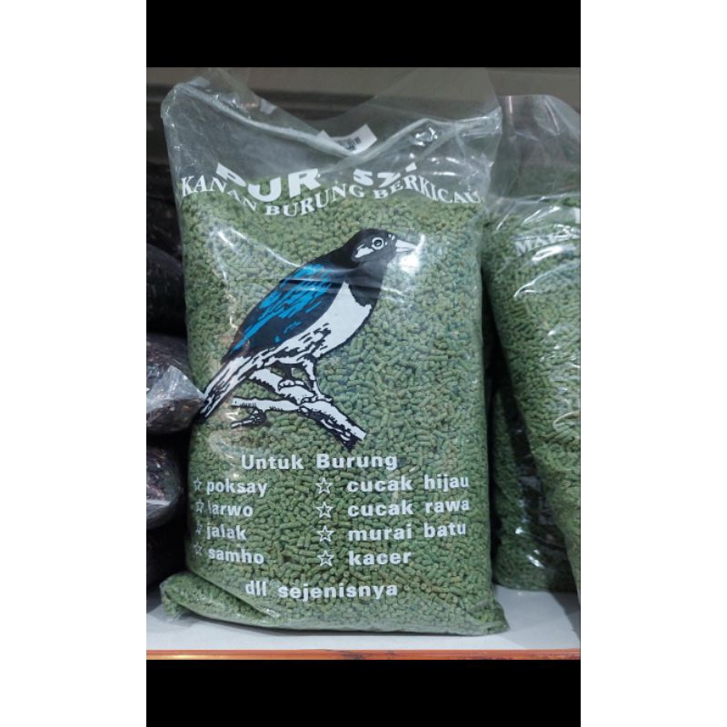makanan burung 521 hijau (pur)