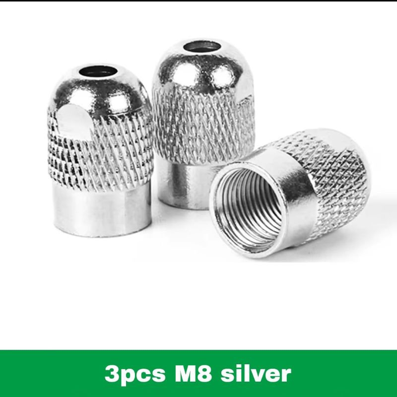3pcs pengunci chuck collet mini grinder kepala bor mini M8