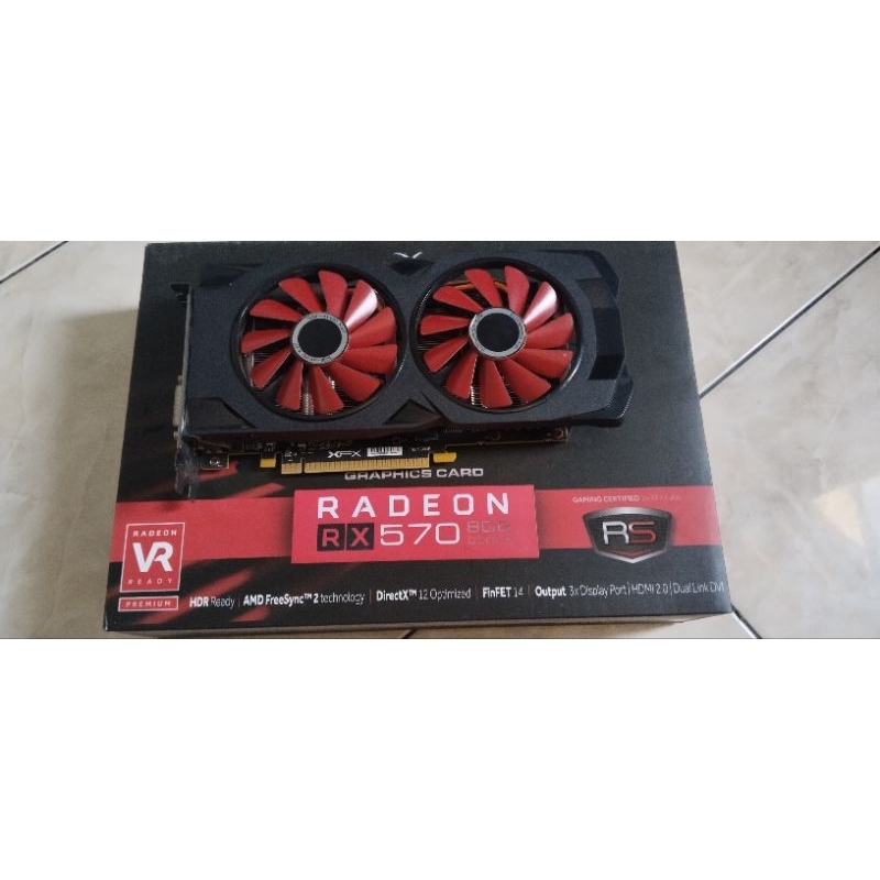VGA Card XFX AMD Radeon RX 570 8GB GDDR5