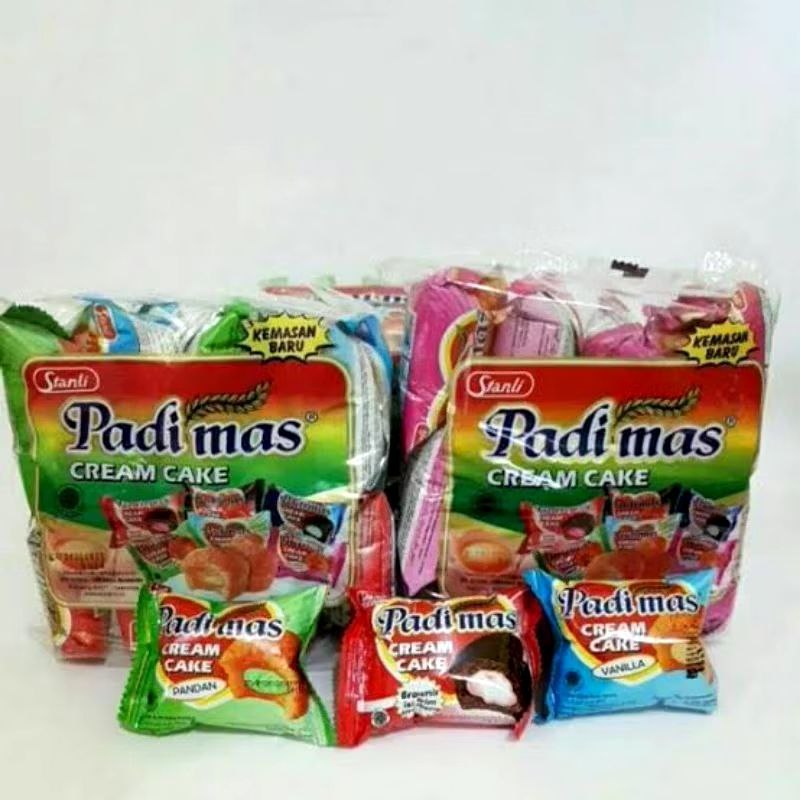 

Padimas Cream Cake Pack (Isi 10sachet@10gr) Coklat, Strawberry, Pandan