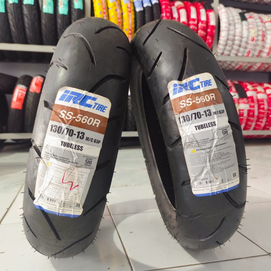 Ban IRC Tubeless size 130/70-13 IRC Tire SS-560R Tubeless 130/70-13