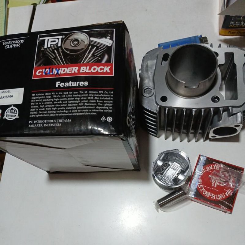 Blok komlit karisma supra x 125 blok set karisma supra 125 cylinder block karisma supra x 125 merek 