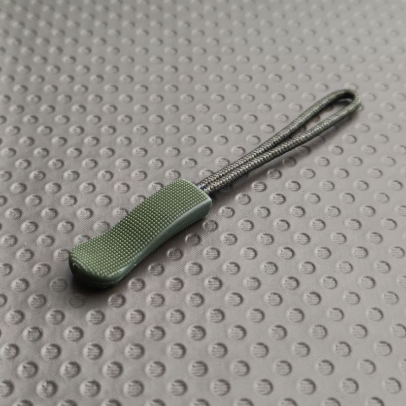 100 pcs Puller Rope Puller Zipper Tarikan Resleting Hijau Army