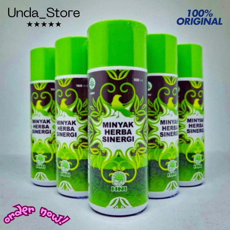 Minyak Herba Sinergi Minyak But But 100% Original Produk HNI