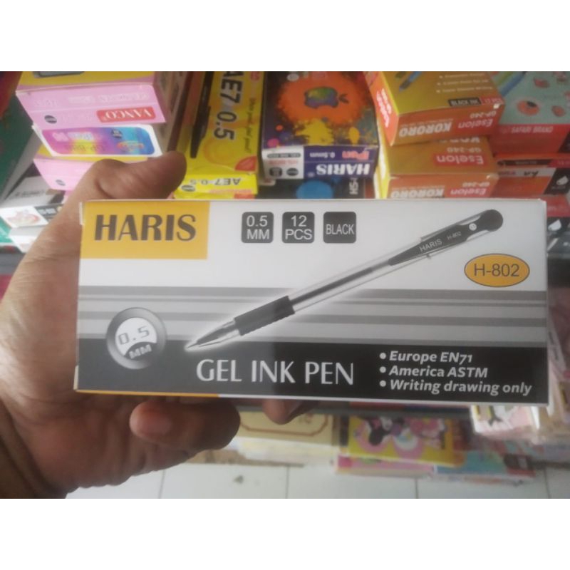 

Bolpoin Gel HARIS 0.5 Isi 12