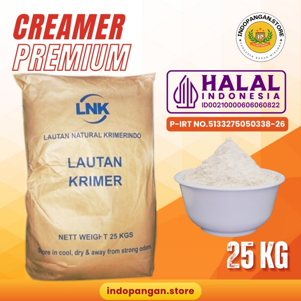 

Creamer Premium 25 Kg / Krimer Premium 25 Kg / Non Dairy Creamer 25 Kg