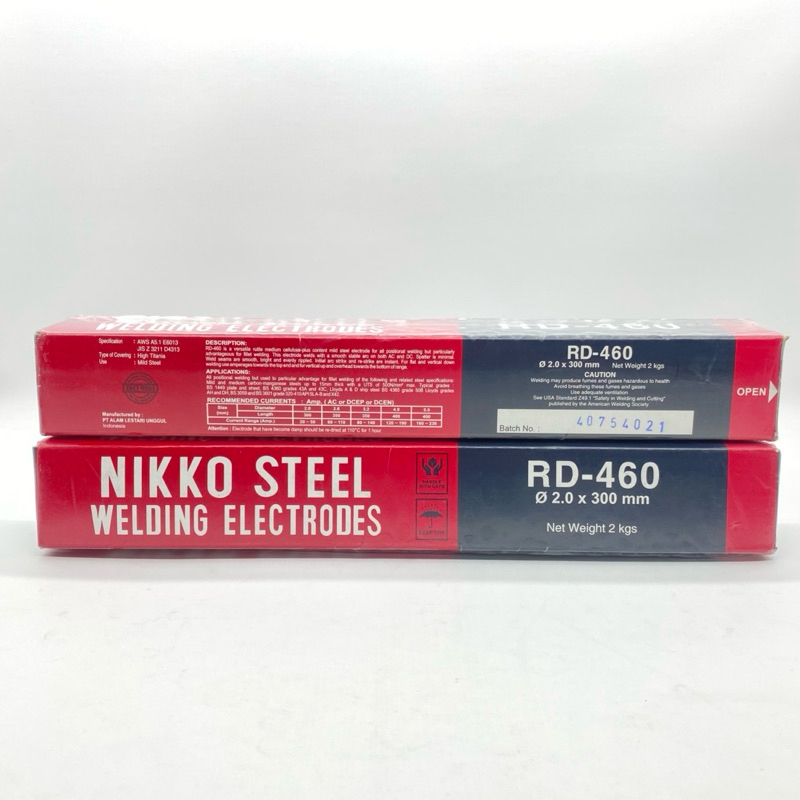 Kawat Las Nikko RD460 2.0MM [2 KG] / Elektroda Las Listrik Nikko RD460