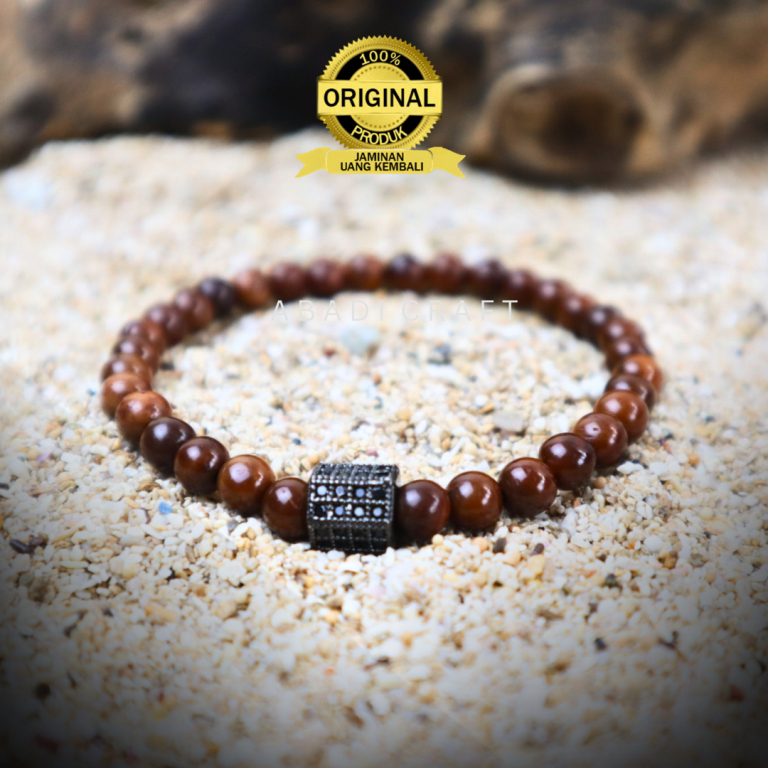 Gelang Tasbih Kayu Kokka Kaukah Kaokah 33 Butir ASLI Arab Pria Wanita Cowok Cewek Asli Original 100%