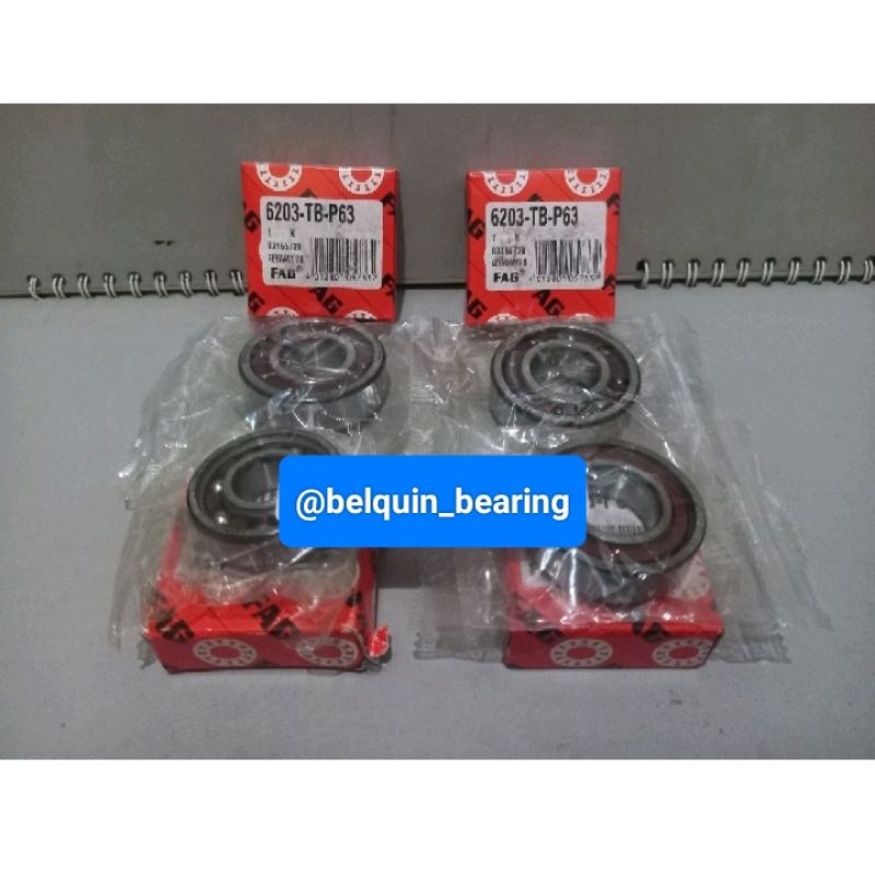 Bearing High Speed 6203 - 6201 TBP63 Set Rasio Kawasaki Leostar Fulset Ceramic