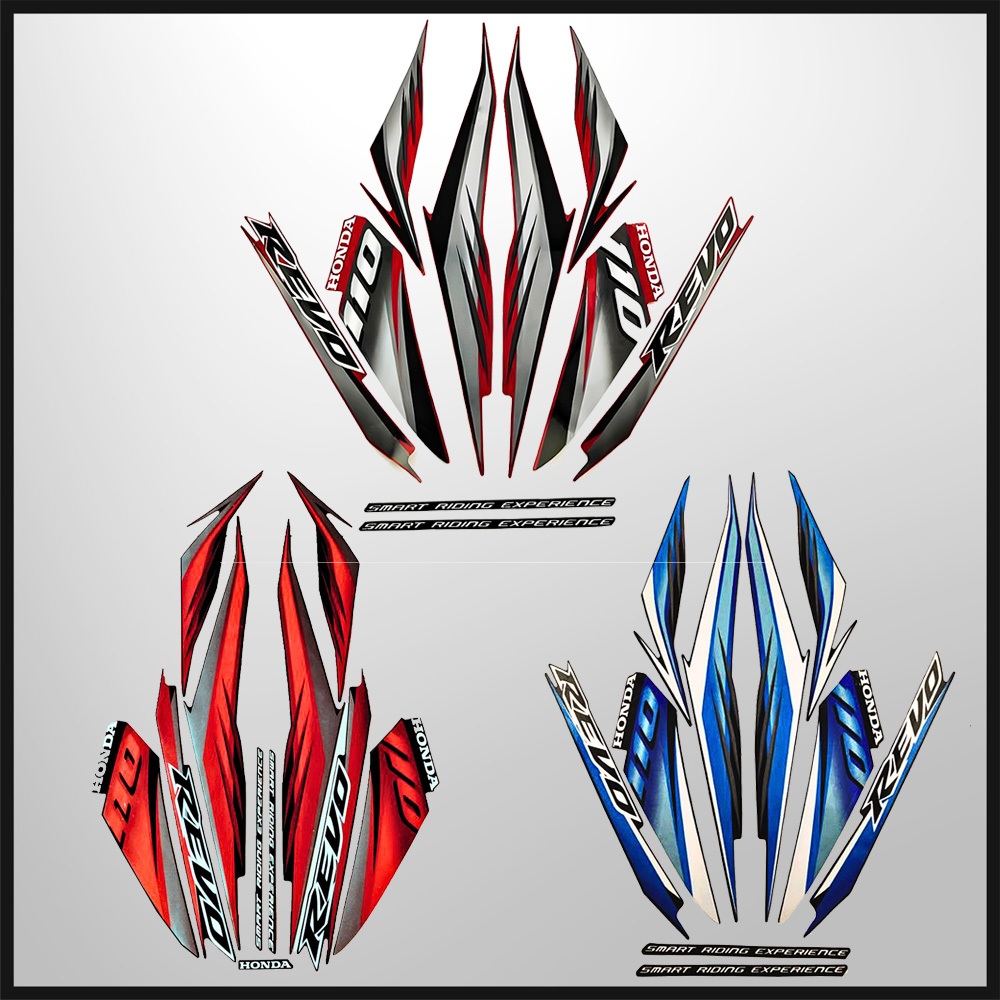 STRIPING STANDART HONDA REVO ABSOLUTE 2009 STIKER BODY REVO 2009 LIS BODY REVO 2009 TERMURAHTERLARIS