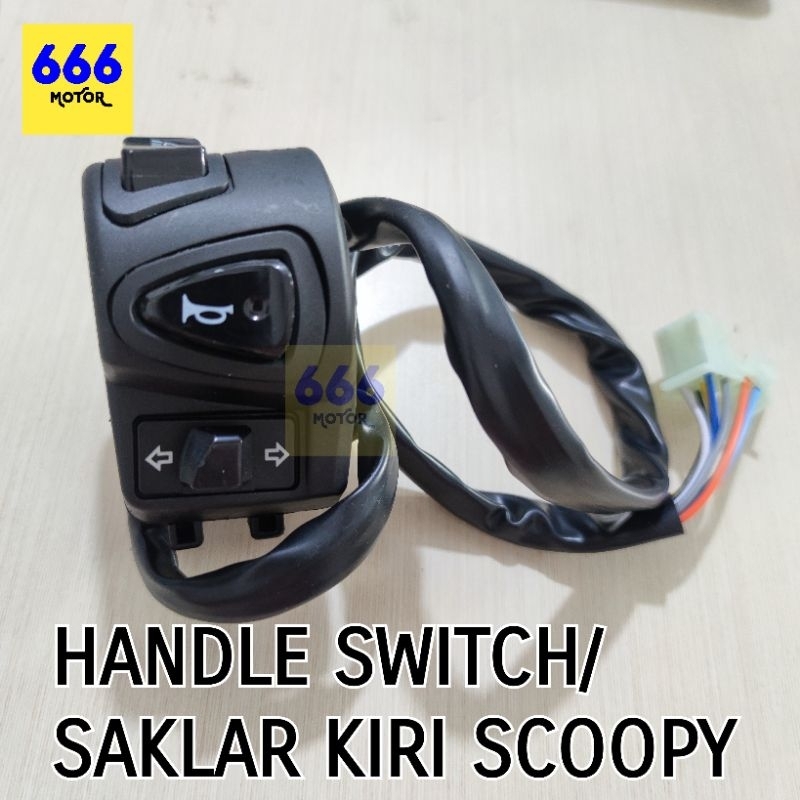 666MOTOR HOLDER SAKLAR KIRI LH HONDA SCOOPY