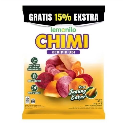 

Lemonilo Chimi Keripik Ubi Jagung Bakar 41 g