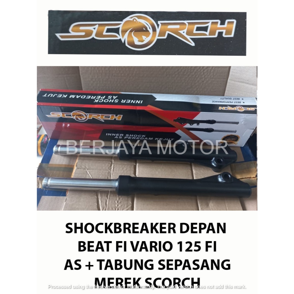 SHOCKBREAKER DEPAN BEAT FI BEAT ESP VARIO 125 FI +  TABUNG MEREK SCORCH