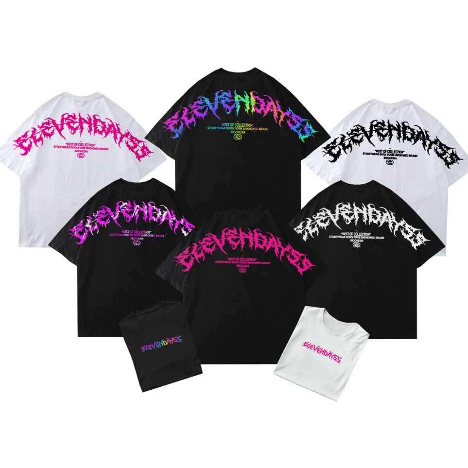 Borong Murah Kaos Distro Unisex Baju Atasan Elevendays