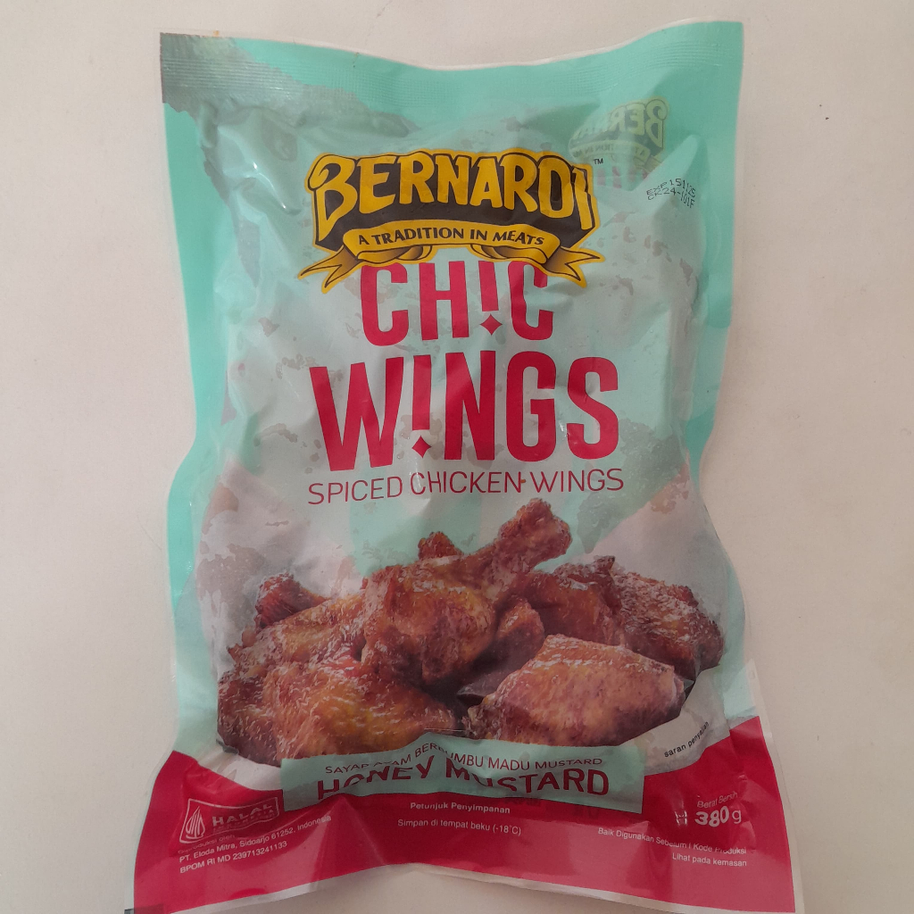 

BERNARDI honey mustard spiced chic wings 380gr