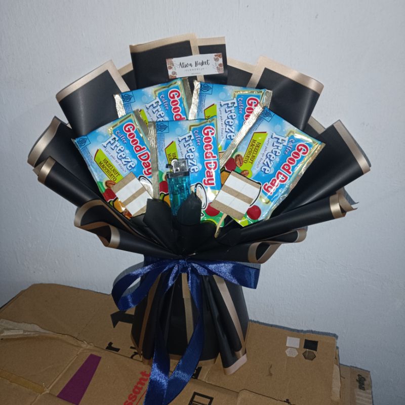 

Buket Kopi Good Day Freeze + 2 tempelan kosong