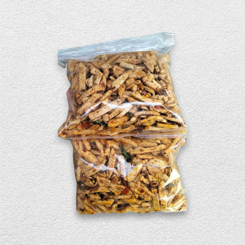 

Basreng Pedas Daun Jeruk 1/4 kg (Mendadak Goreng) biar gurih terus