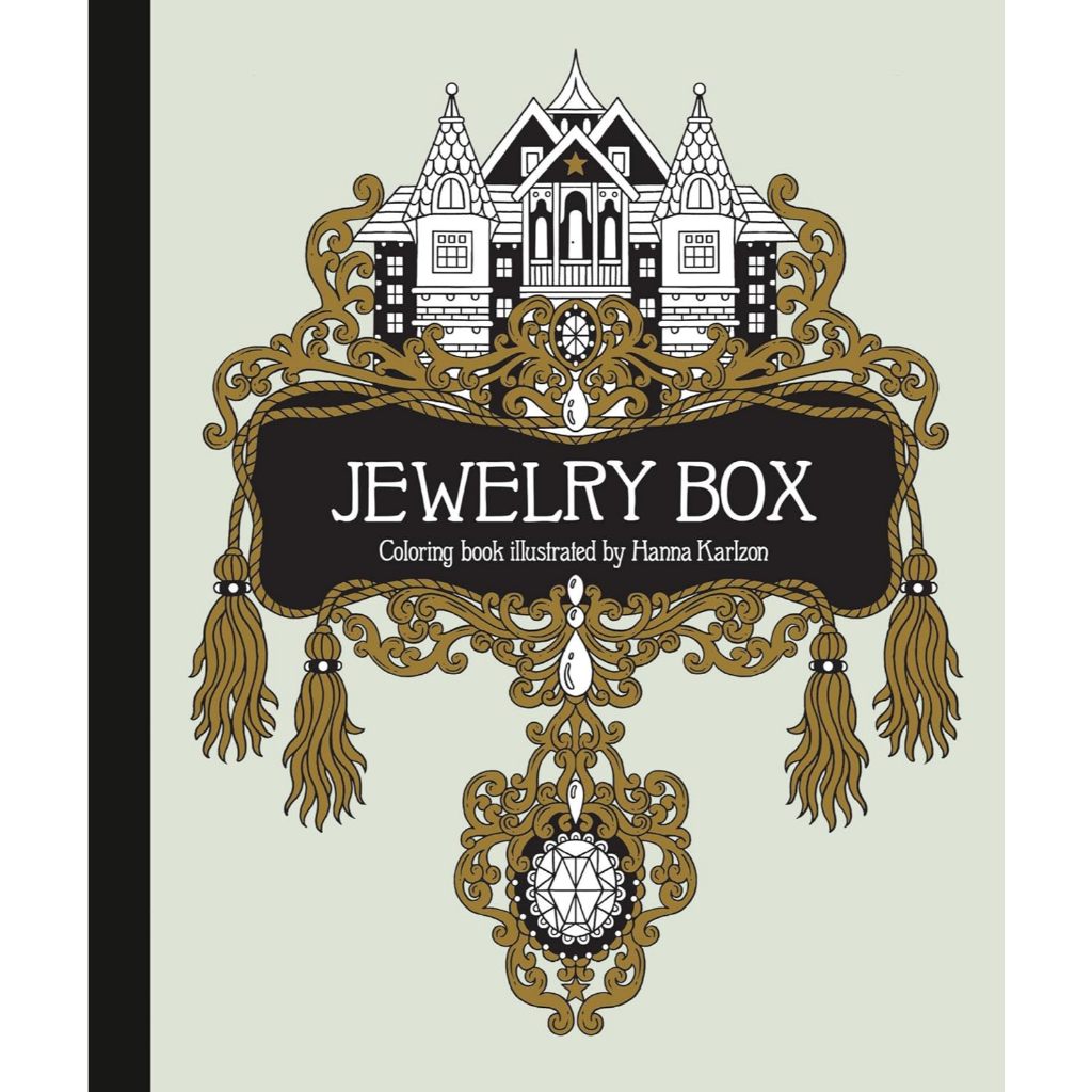 

Jewelry Box Coloring Book Hanna Karlzon Buku Mewarnai