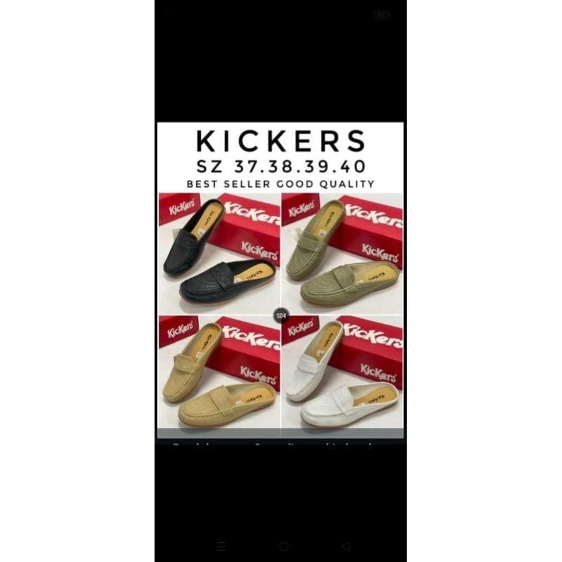 sepatu slop wanita Kickers 37-40