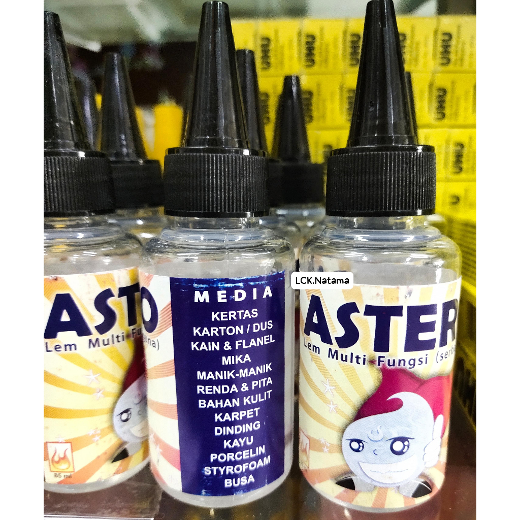 

ASTERO Lem cair Multifungsi 85ml lem serbaguna