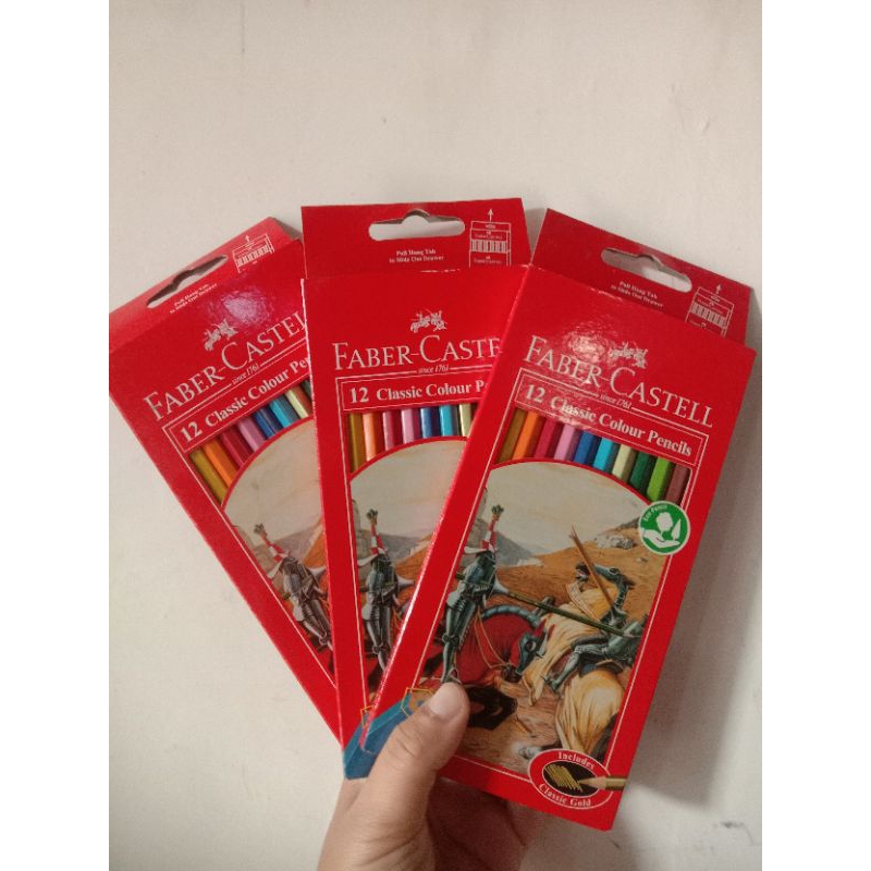 

Pensil Warna Faber-Castell Panjang Classic 12 Warna