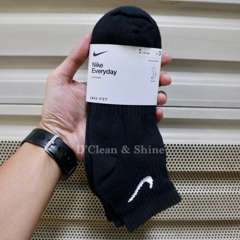 Kaos kaki Pria Hitam Nike Original Sock Ankle SX7677-010 Kaoskaki
