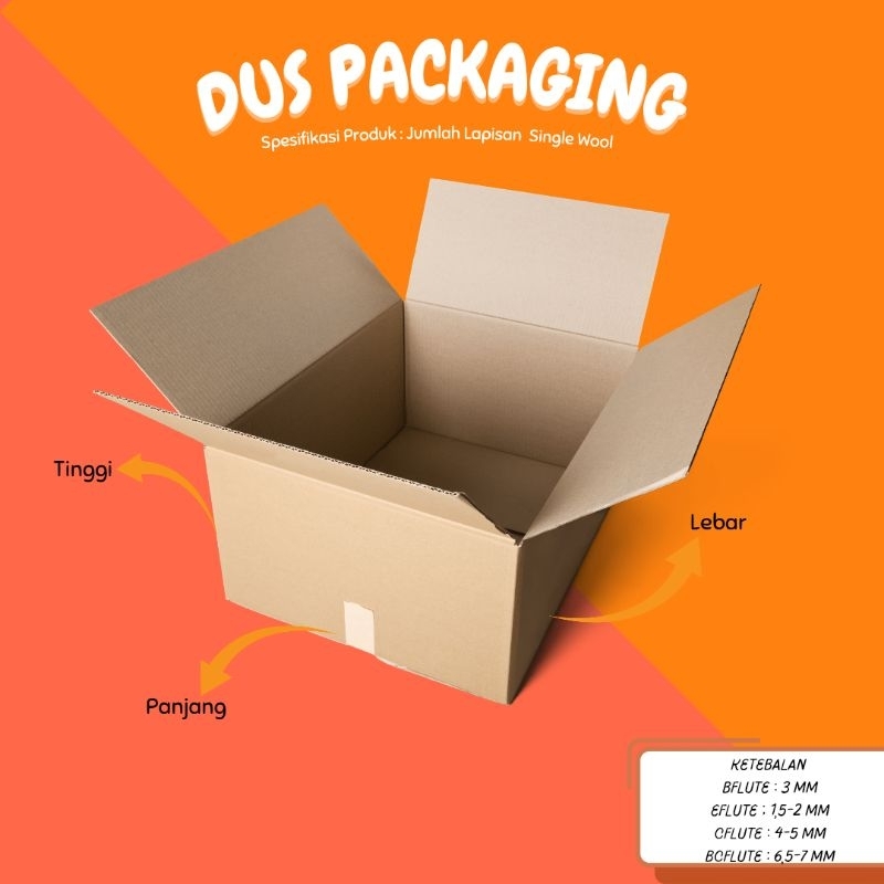 

Kardus/Karton/Dus Packaging Uk. 22x7x16 cm